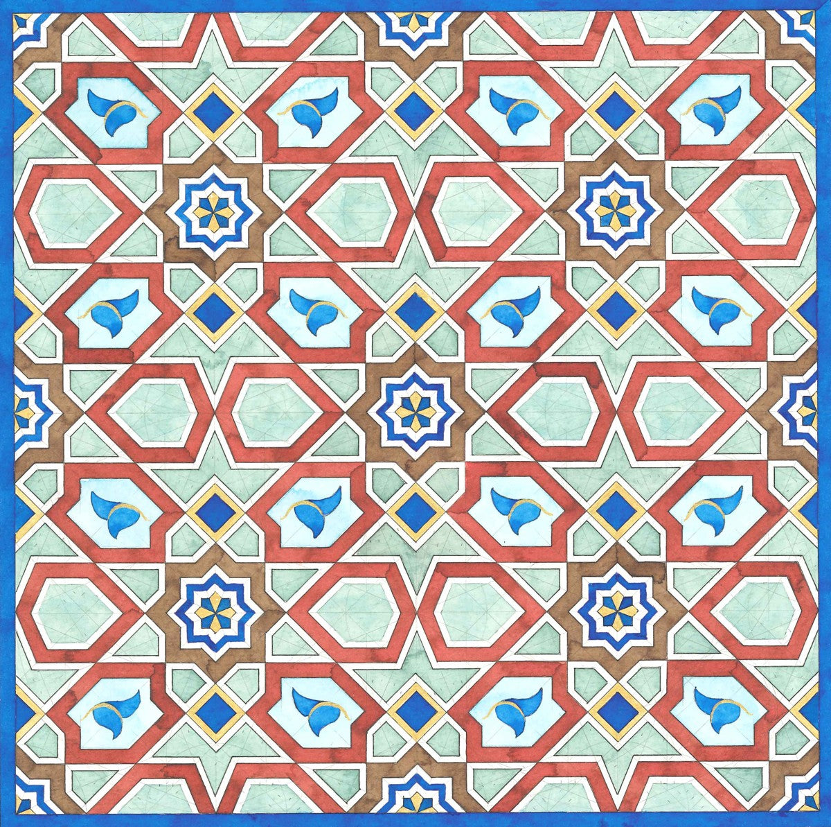 Burgundy and Blue | Reinout Engel