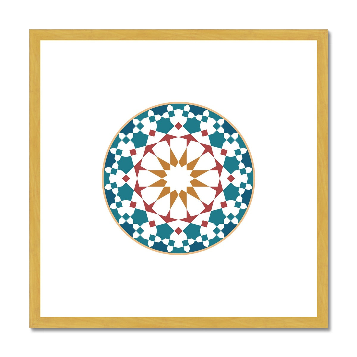 The Circle | Islam Farid Antique Framed & Mounted Print