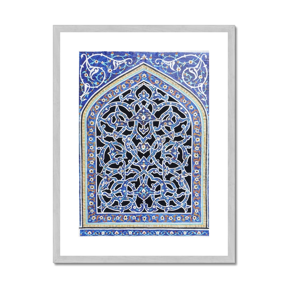 Persian Jali | Raanaz Shahid Antique Framed & Mounted Print