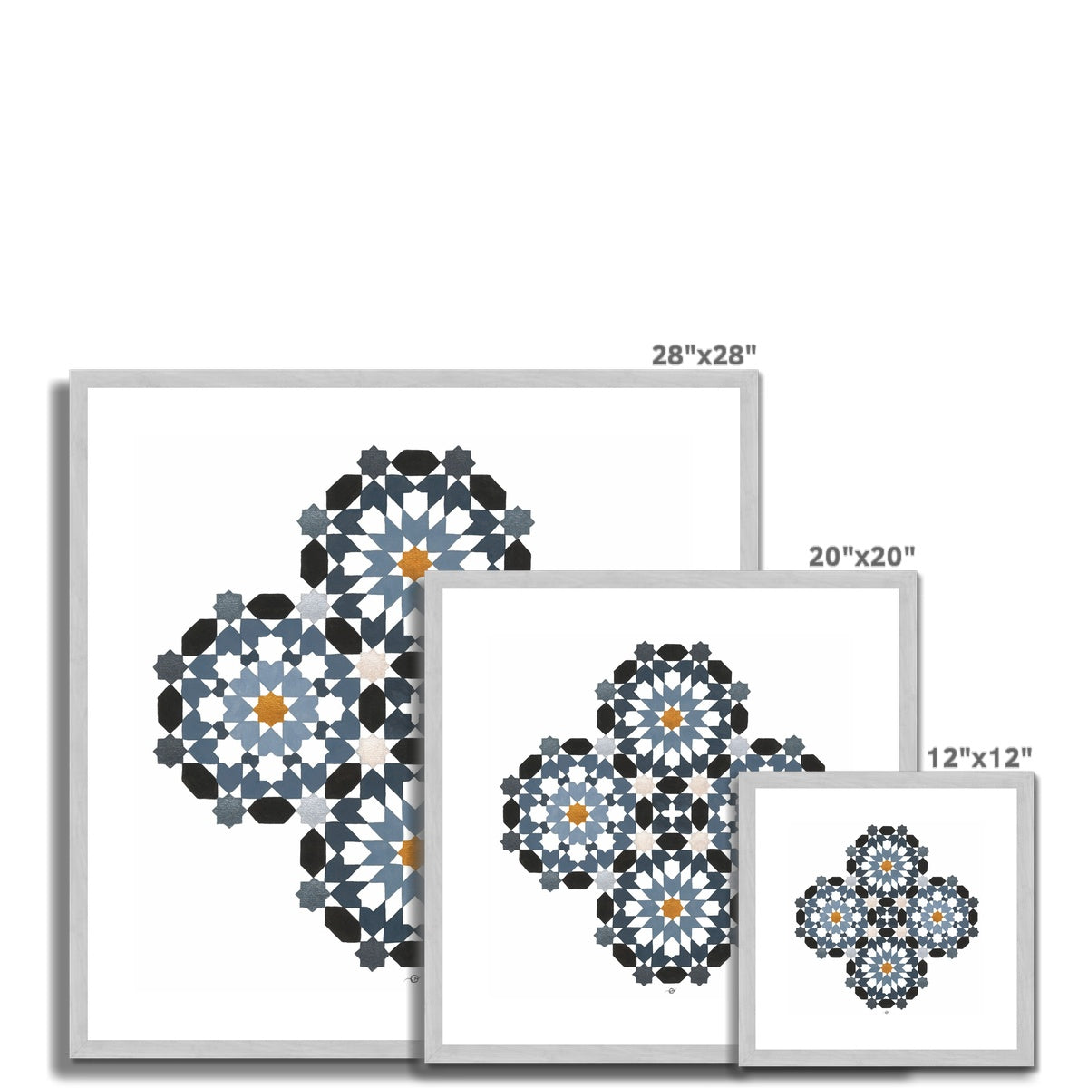 Morrocan Rosettes | Lieve Oudejans Antique Framed & Mounted Print