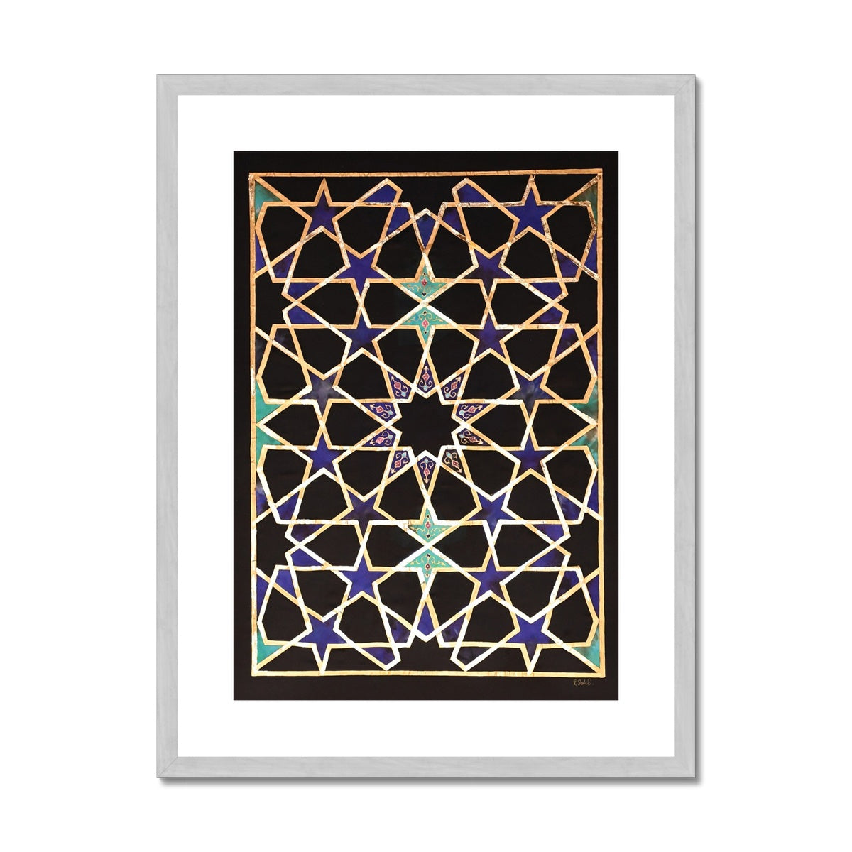 Midnight in Persia | Raanaz Shahid Antique Framed & Mounted Print