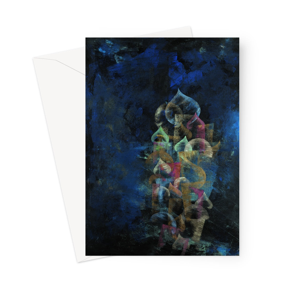 Abstract Domes | Siddiqa Juma Greeting Card