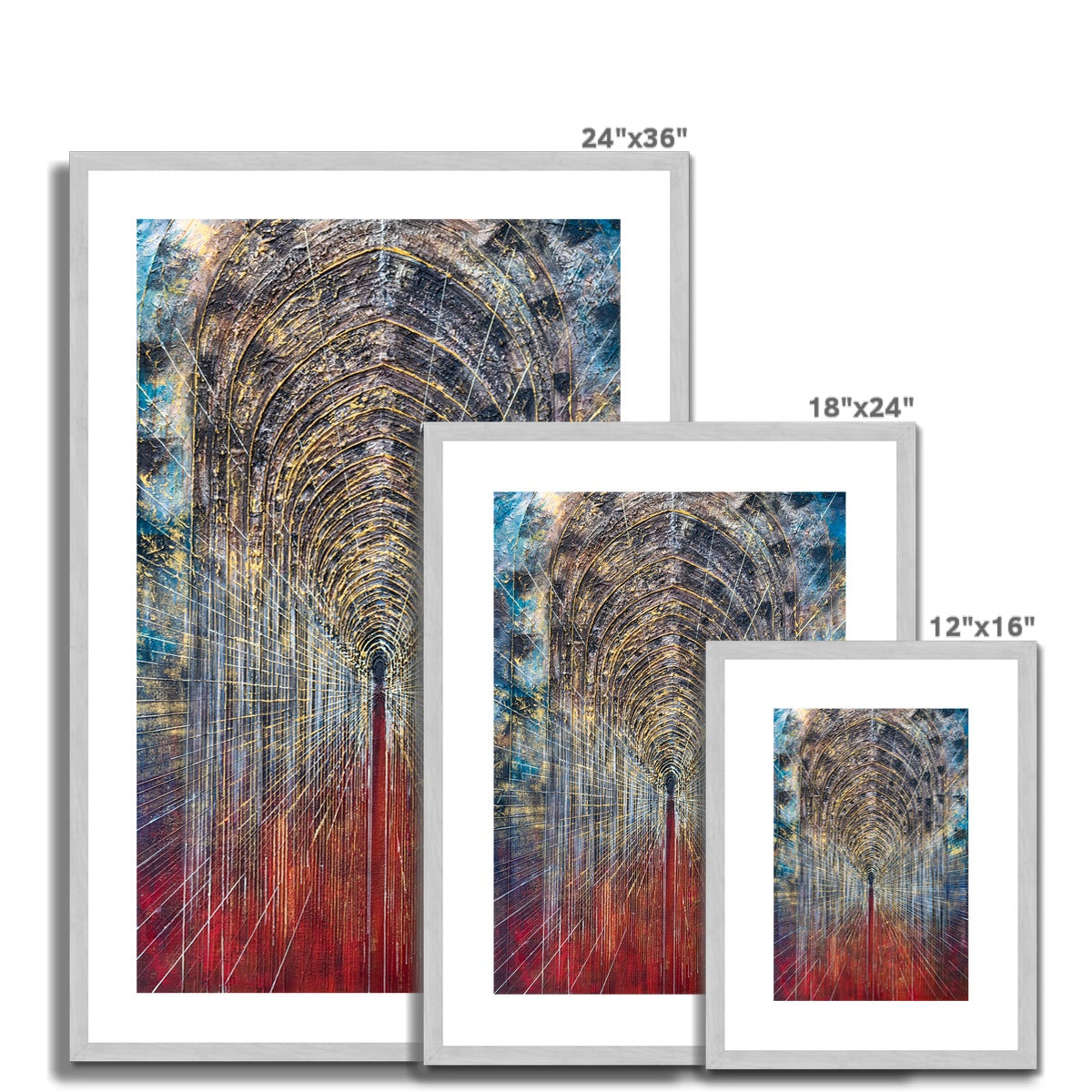 Arches Antique Framed & Mounted Print