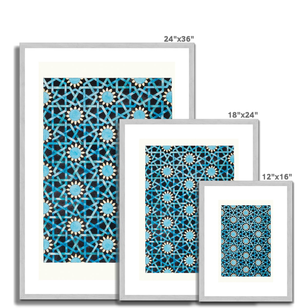 Seljuk Mosaic | Margi Lake Antique Framed & Mounted Print