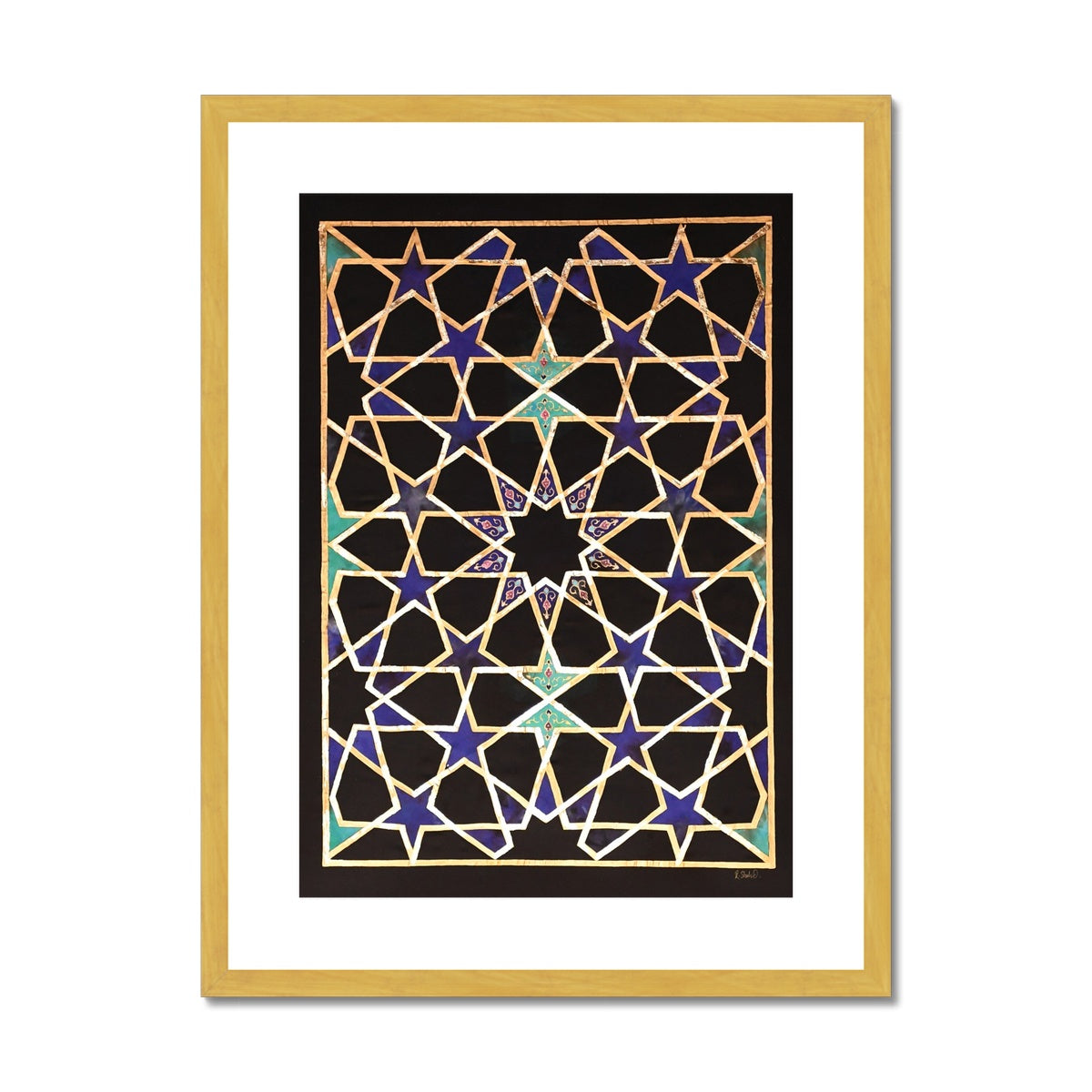 Midnight in Persia | Raanaz Shahid Antique Framed & Mounted Print