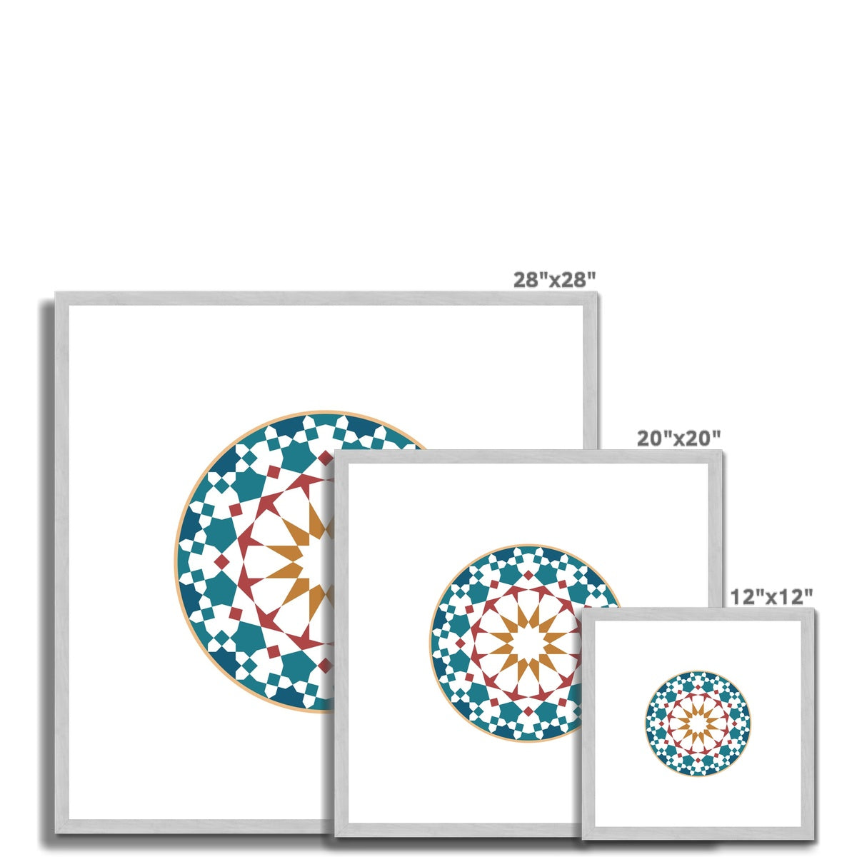 The Circle | Islam Farid Antique Framed & Mounted Print