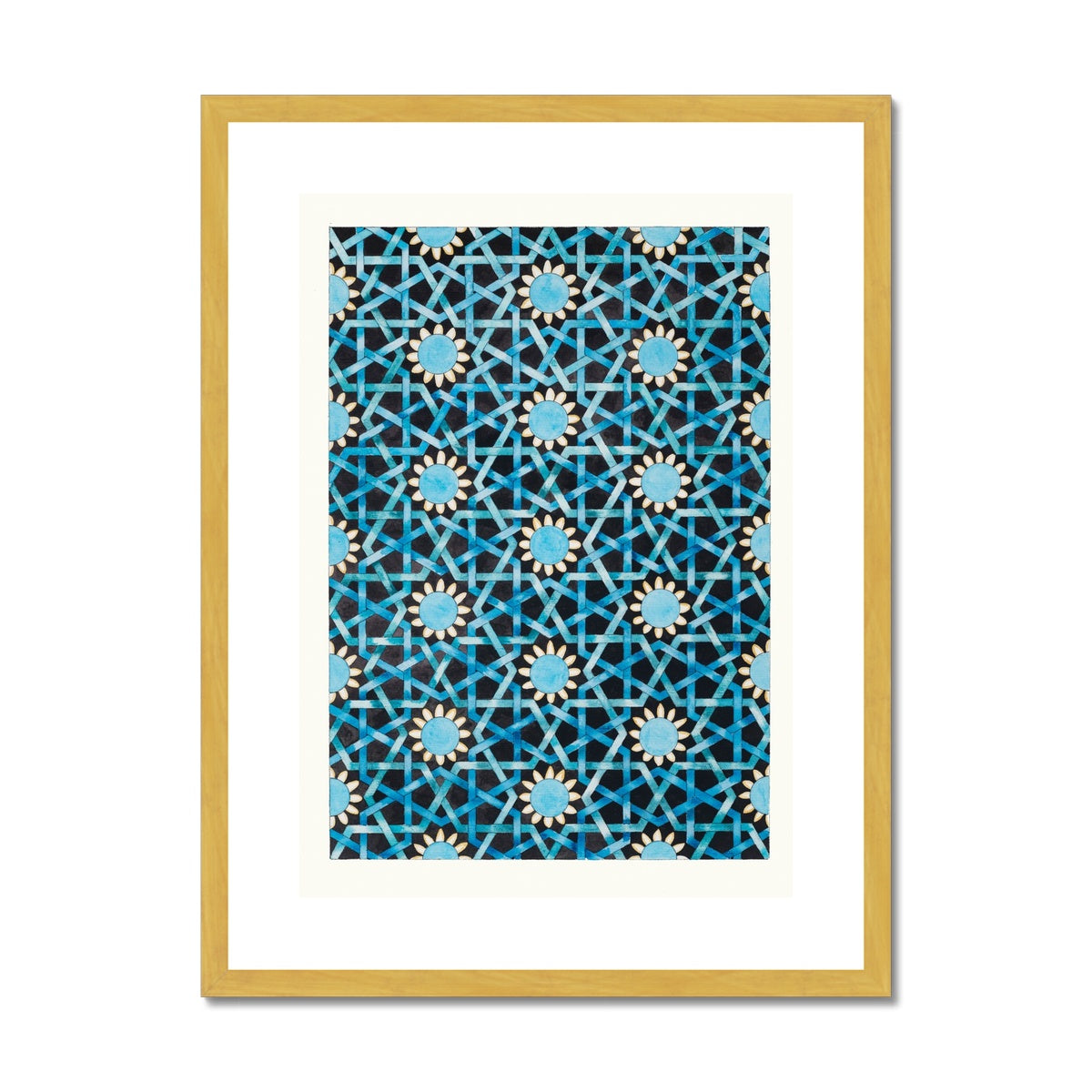 Seljuk Mosaic | Margi Lake Antique Framed & Mounted Print