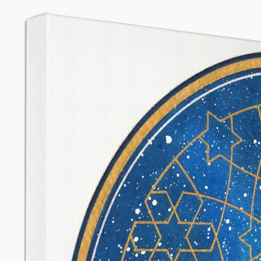 Geometry and the night sky Canvas | Lieve Oudejans