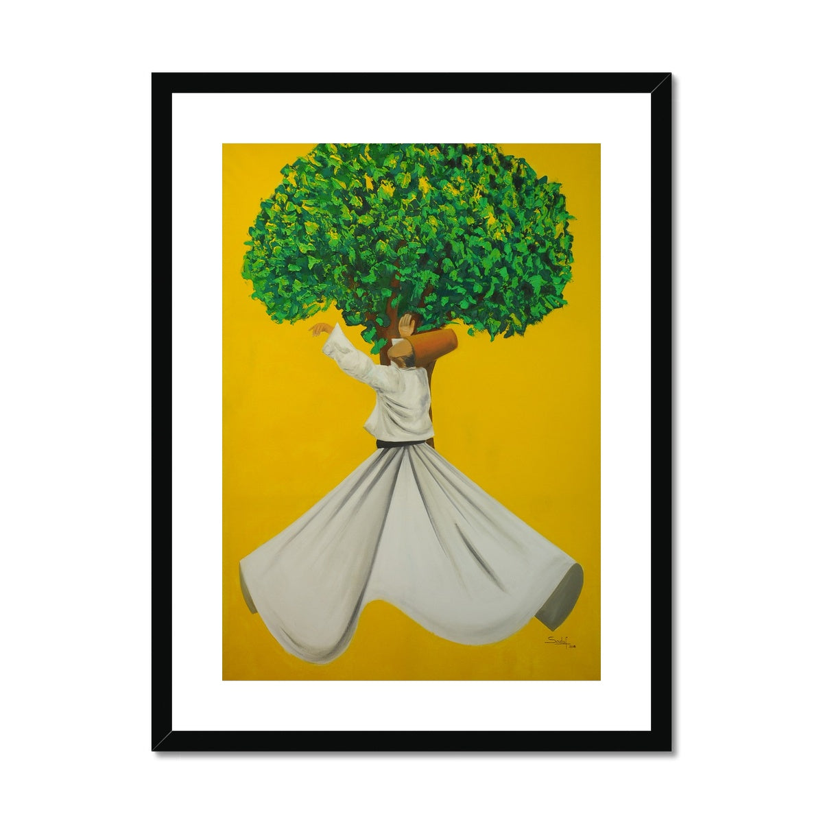 Sufi 4 Framed Print | Sadaf Farasat