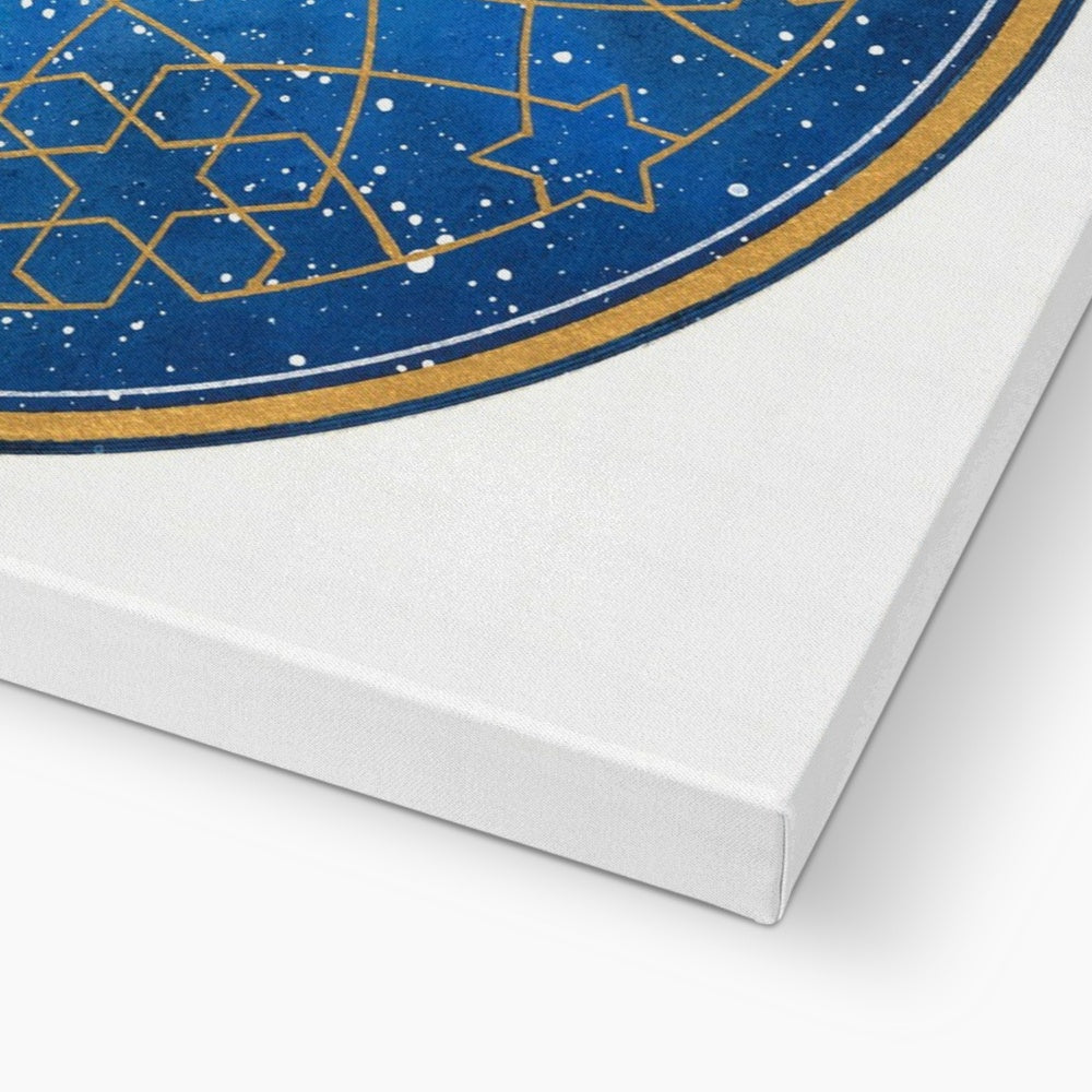 Geometry and the night sky Canvas | Lieve Oudejans
