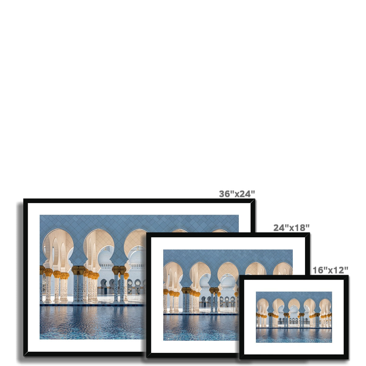 Sheikh Zayed 2 Framed Print | Ayaz Ali