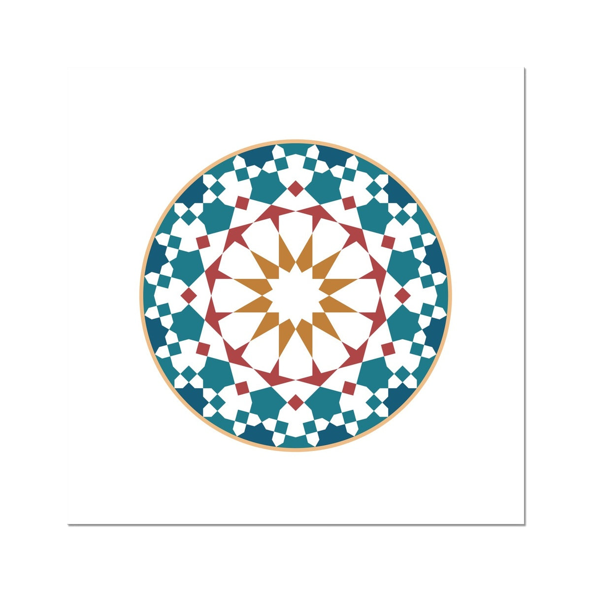The Circle Art Print | Islam Farid