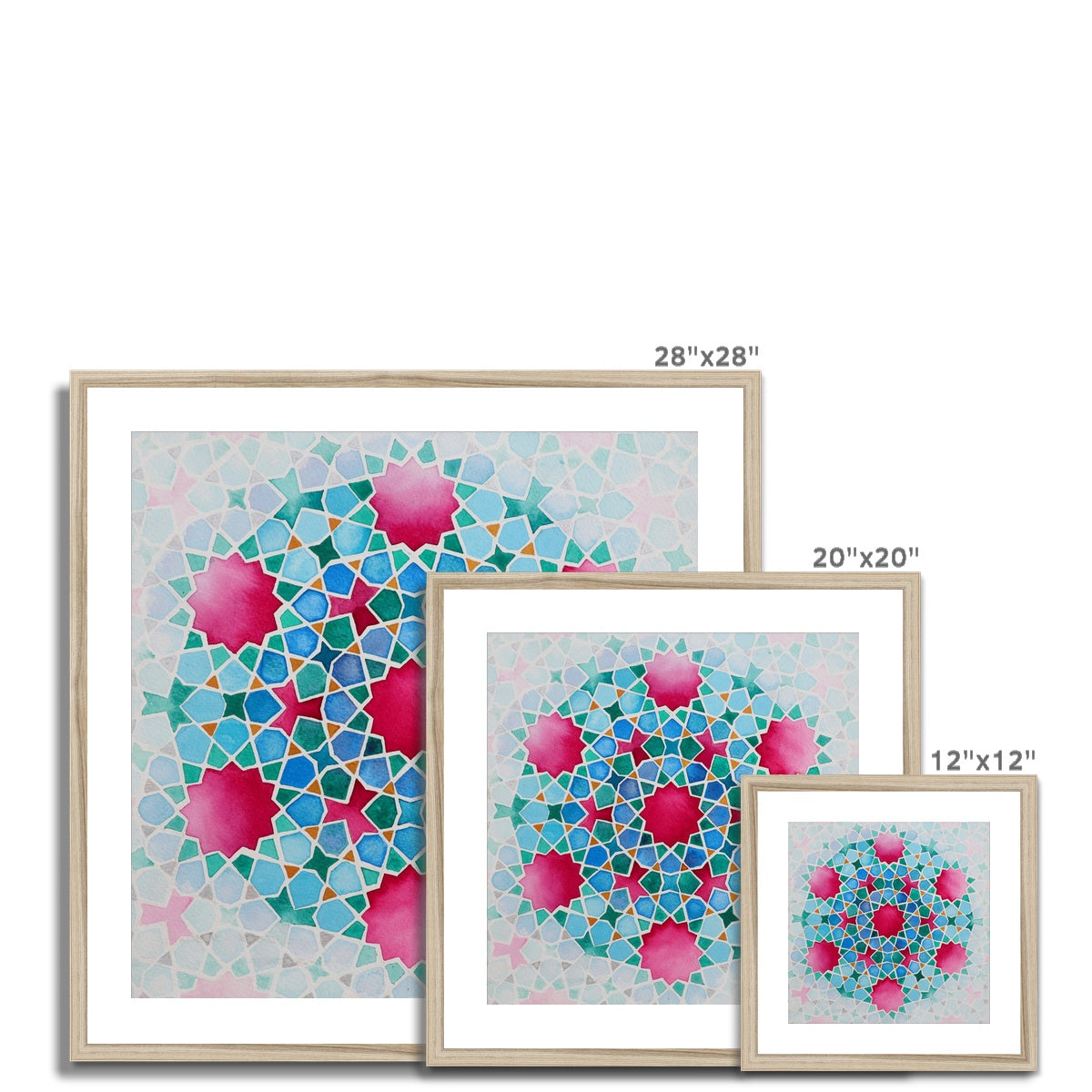 Persian Pattern Framed Print | Samira Mian