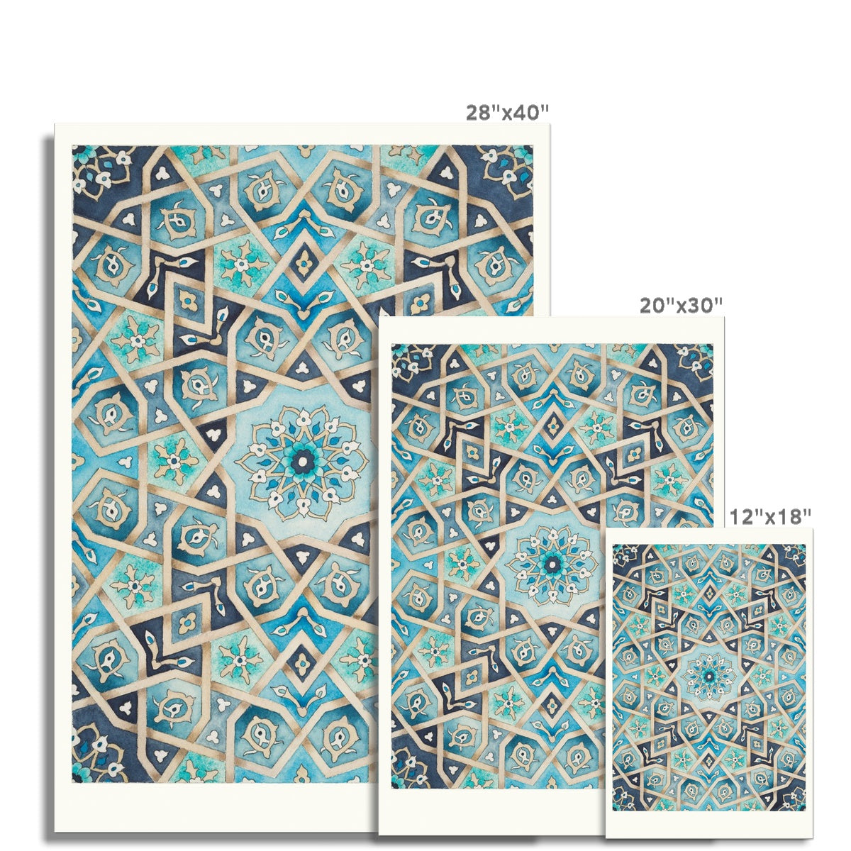Baraka Blues Art Print | Margi Lake