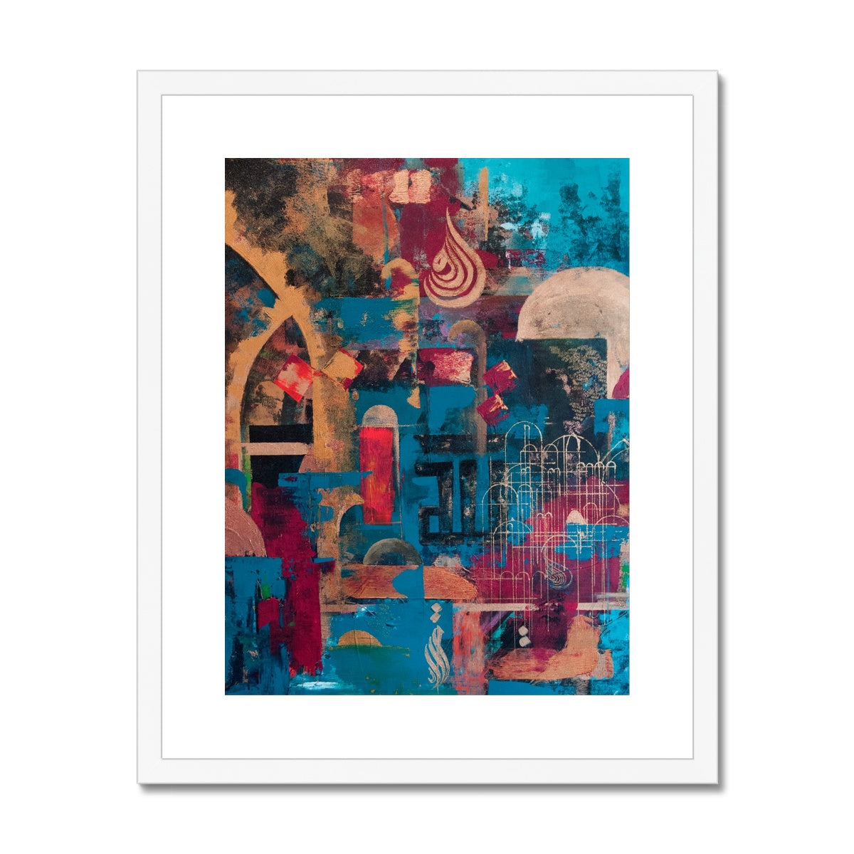 Fusion Framed Print | Siddiqa Juma