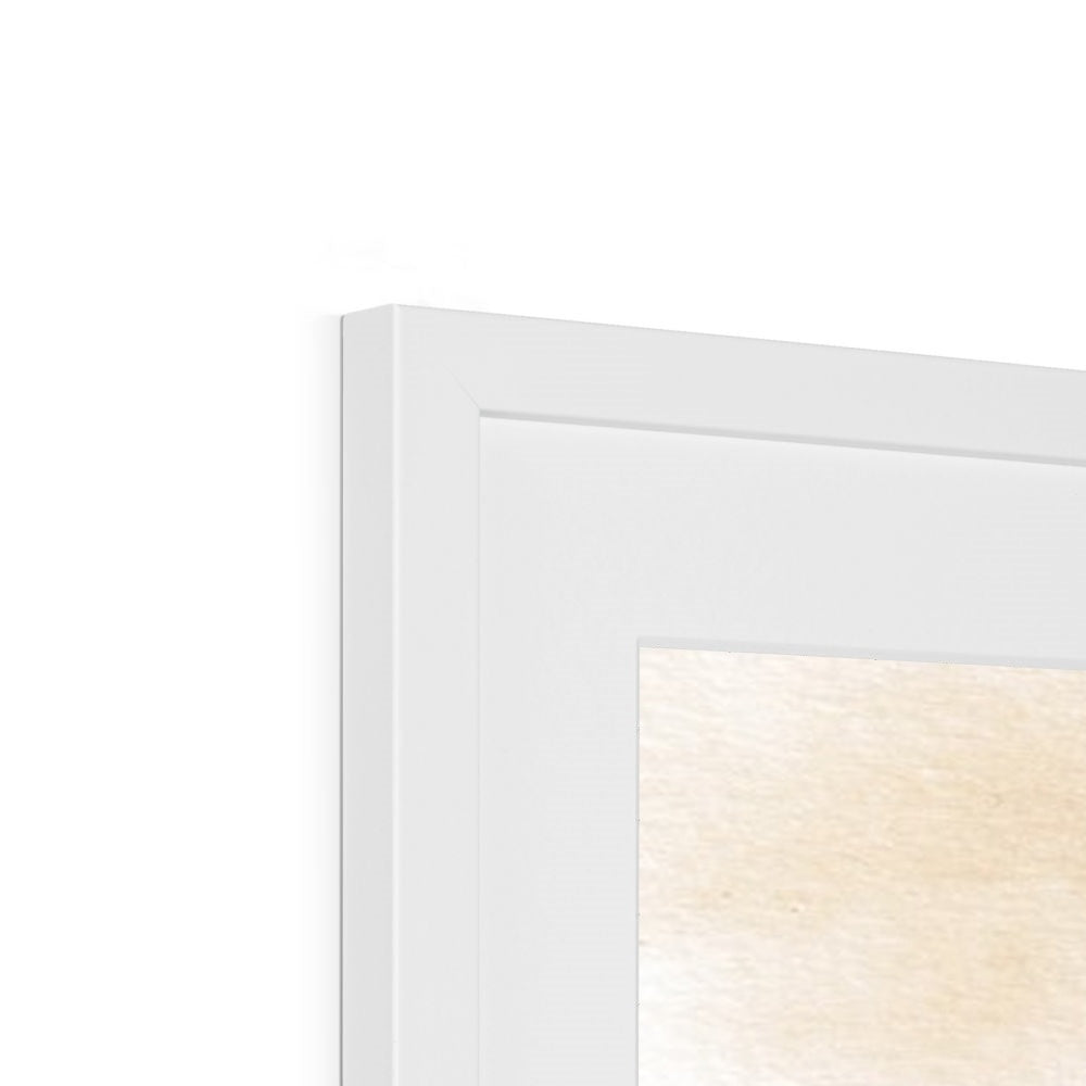 Ultramarine Shamsa Framed Print | Emily Washington