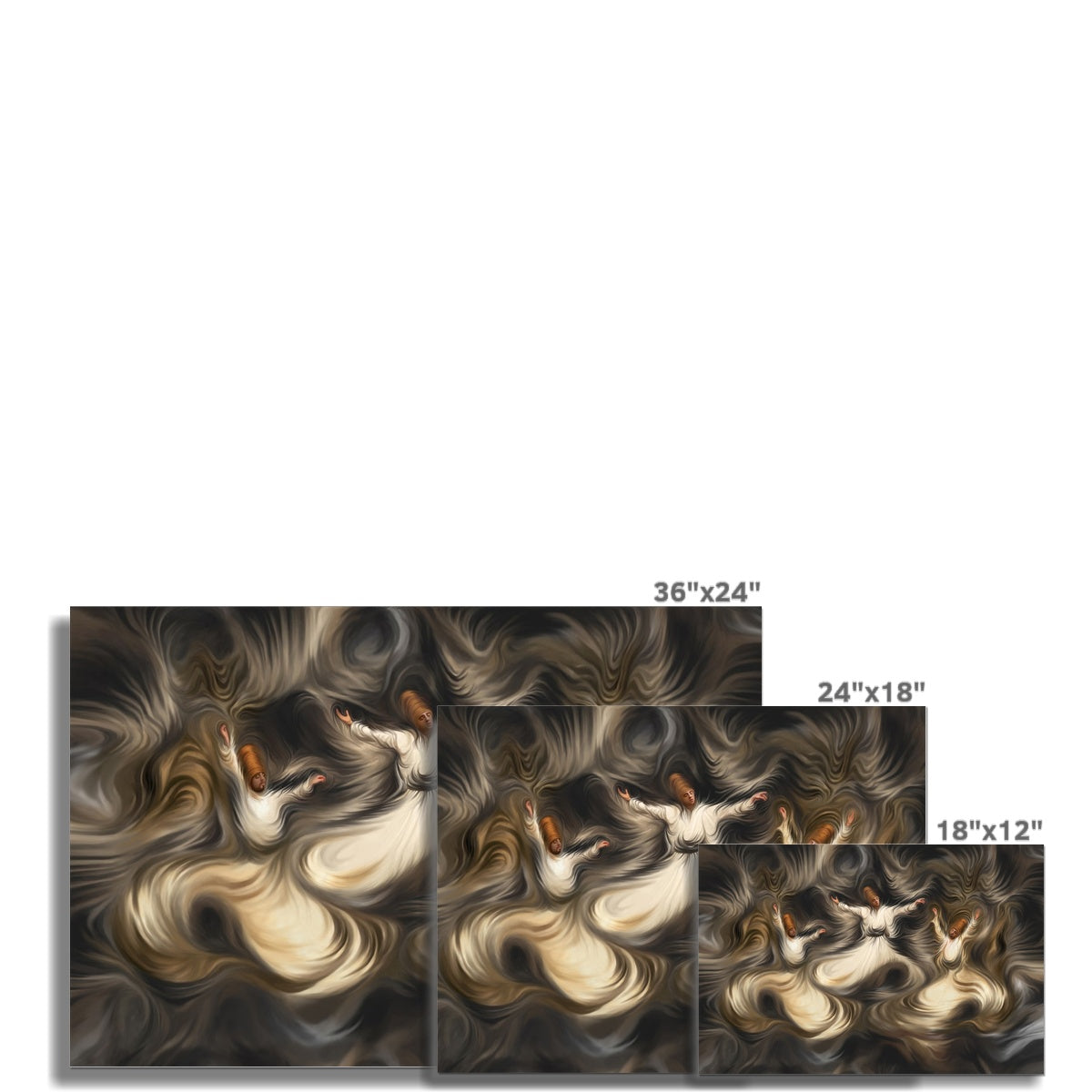 Sufi Trio Art Print | Siddiqa Juma