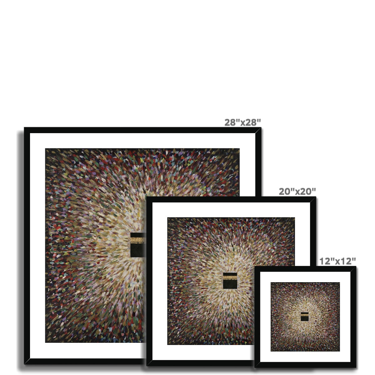 Journey around the Kaabah 2 Framed Print | Siddiqa Juma