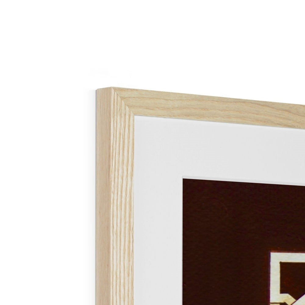 Square of Chocolate Framed Print | Marido Coulon