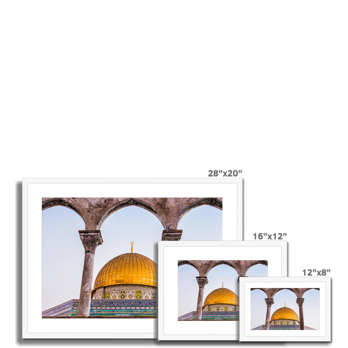 Dome of the Rock | Sara Russell Framed & Mounted Print