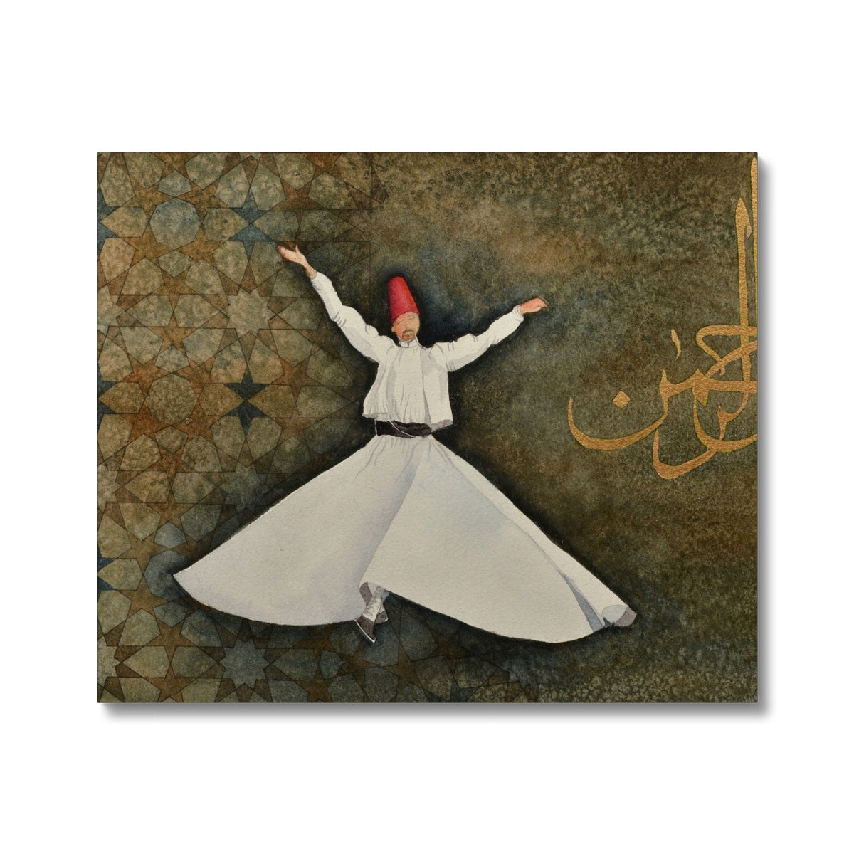 Dervish Geometry Canvas | Fatimah Agha