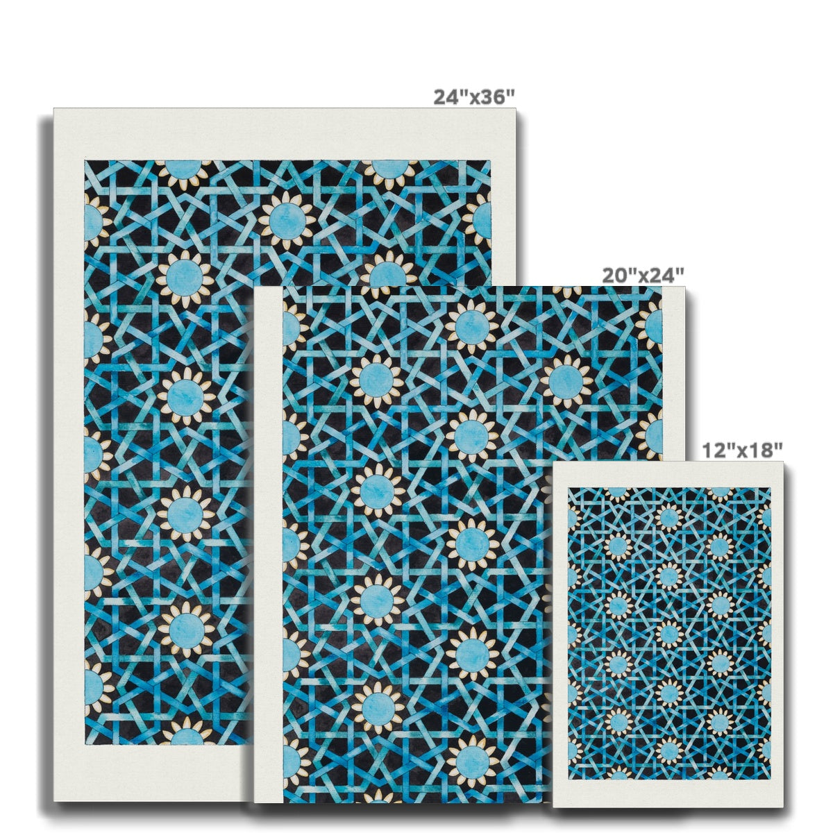 Seljuk Mosaic Canvas | Margi Lake
