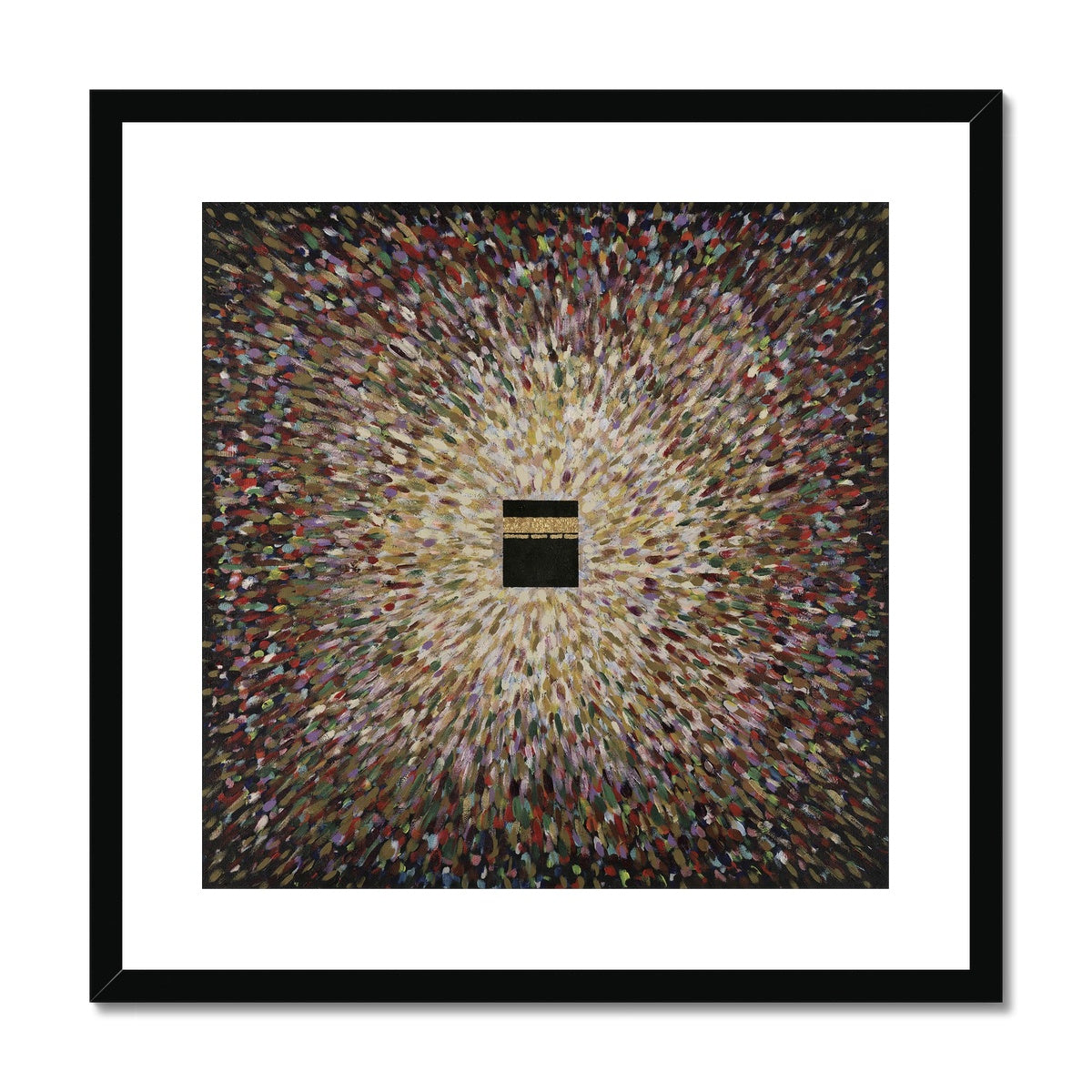 Journey around the Kaabah 2 Framed Print | Siddiqa Juma