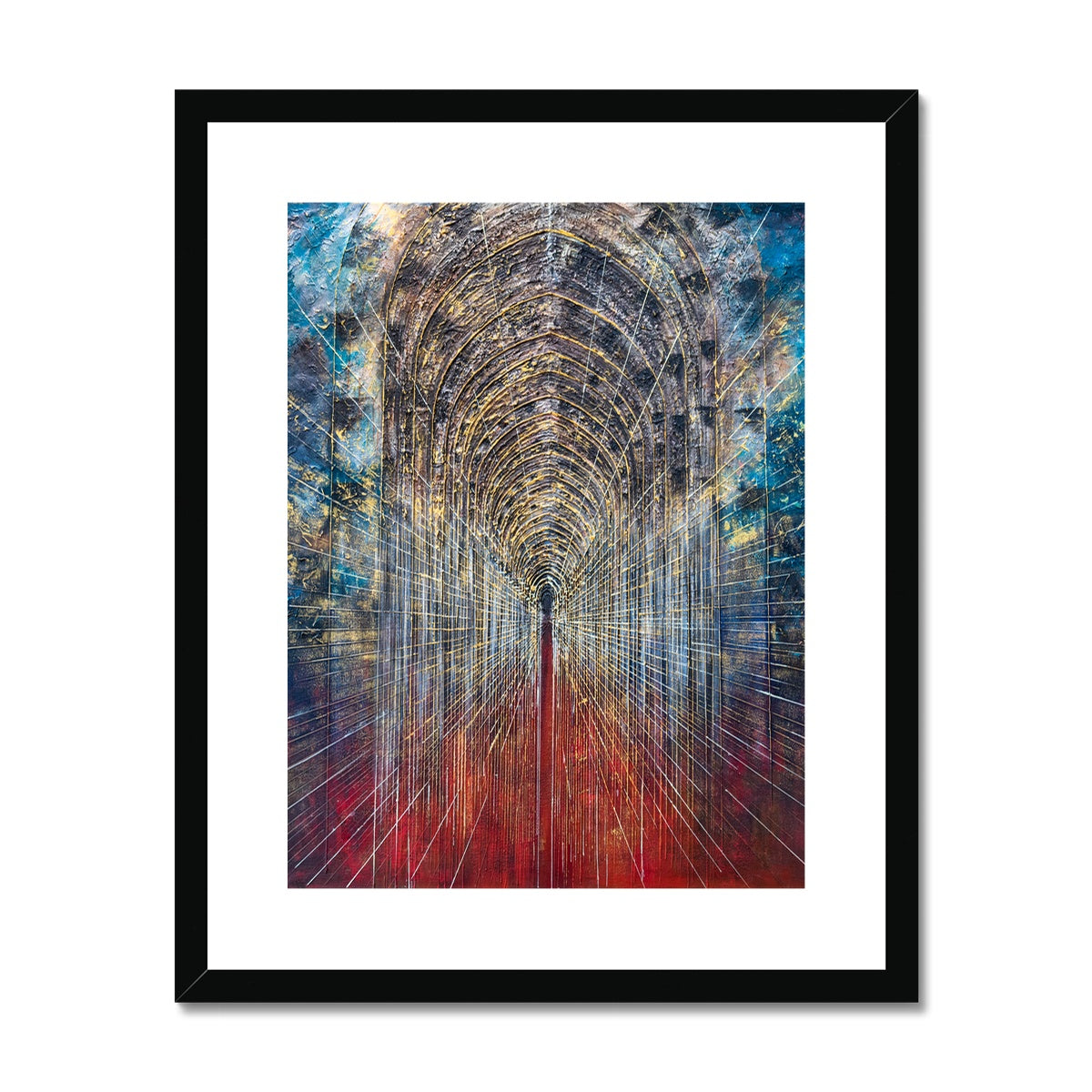 Arches - Masjid ul Nabawi Framed & Mounted Print