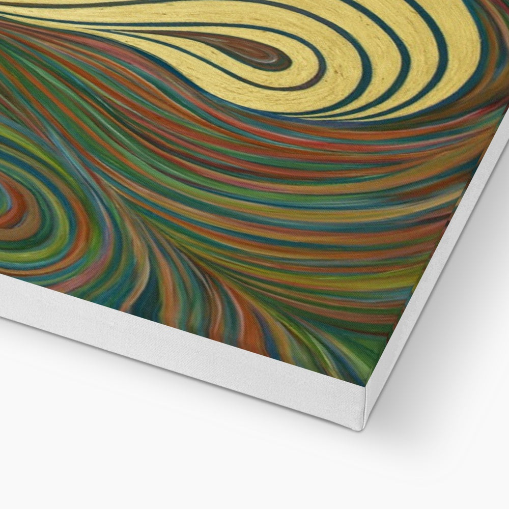 Allah Swirl Canvas | Siddiqa Juma