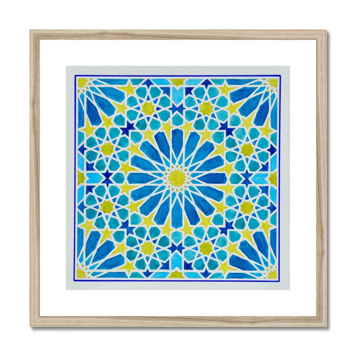Turquoise Framed Print | Marido Coulon