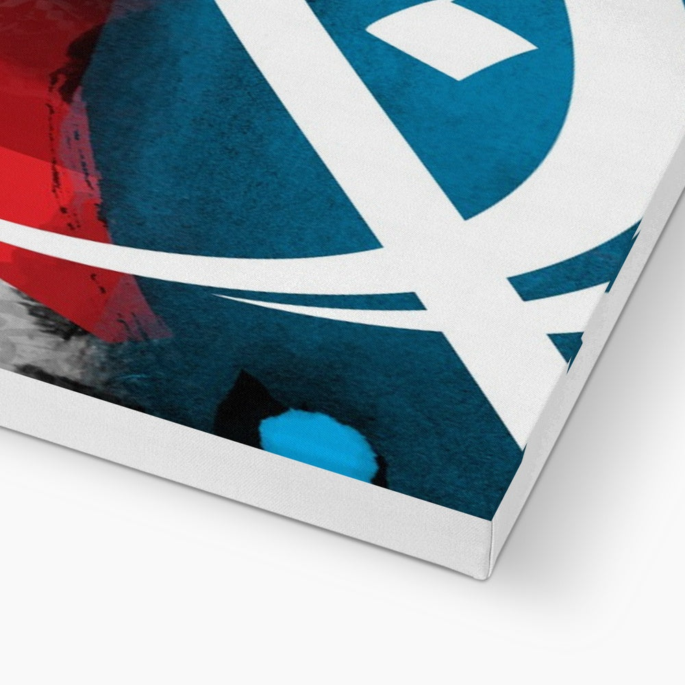 Abstracted Letters Canvas | Mohamed Abdel Aziz