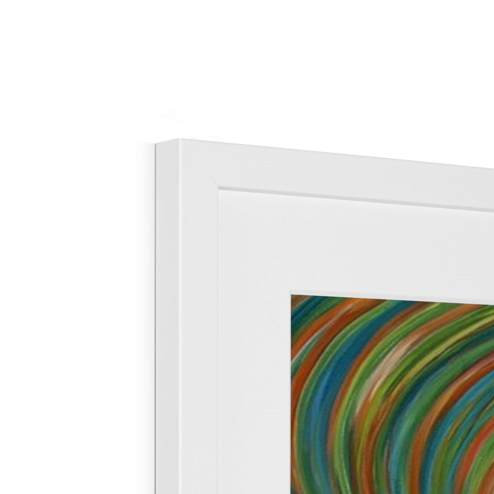 Allah Swirl Framed Print | Siddiqa Juma