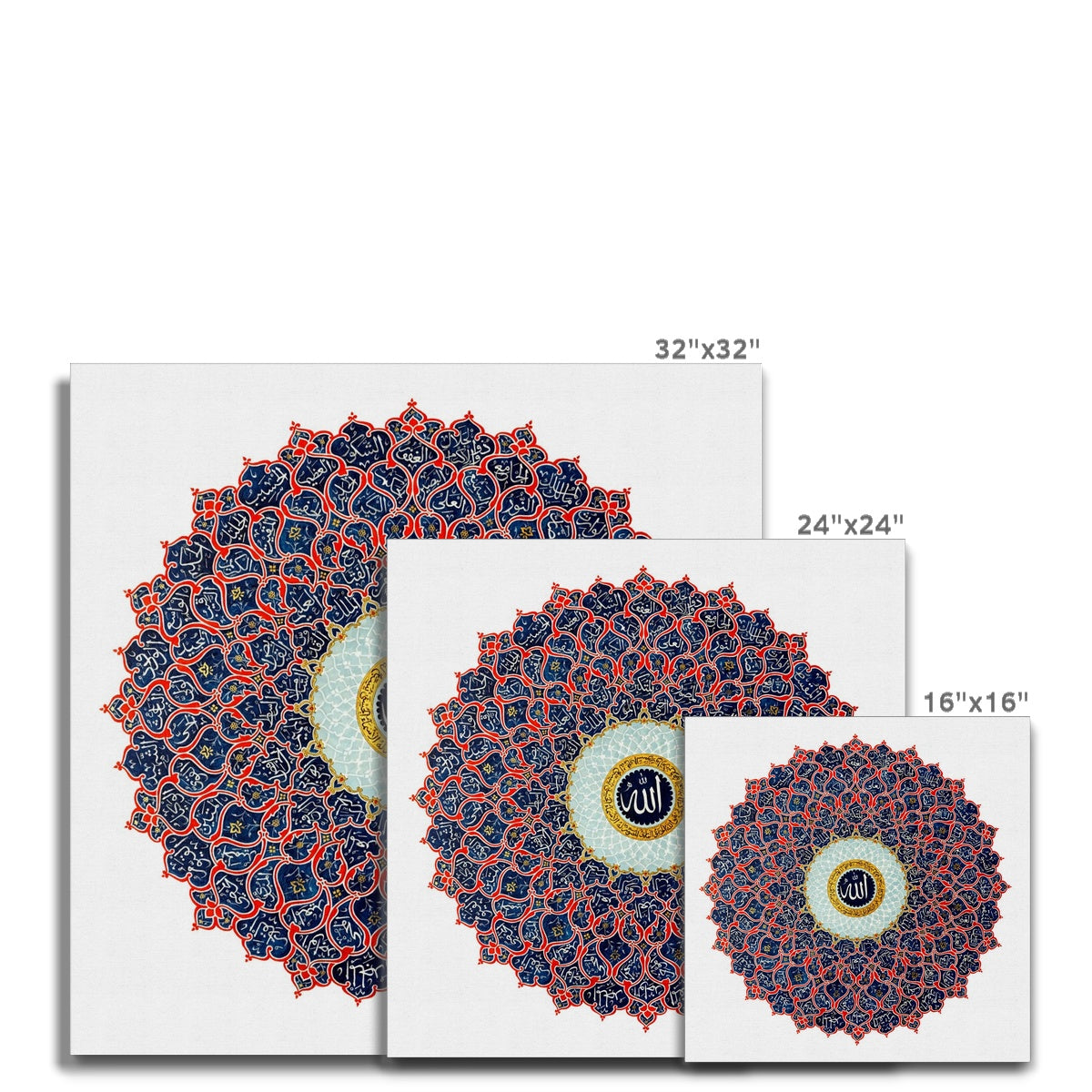 99 Names of Allah Canvas | Shafina Ali
