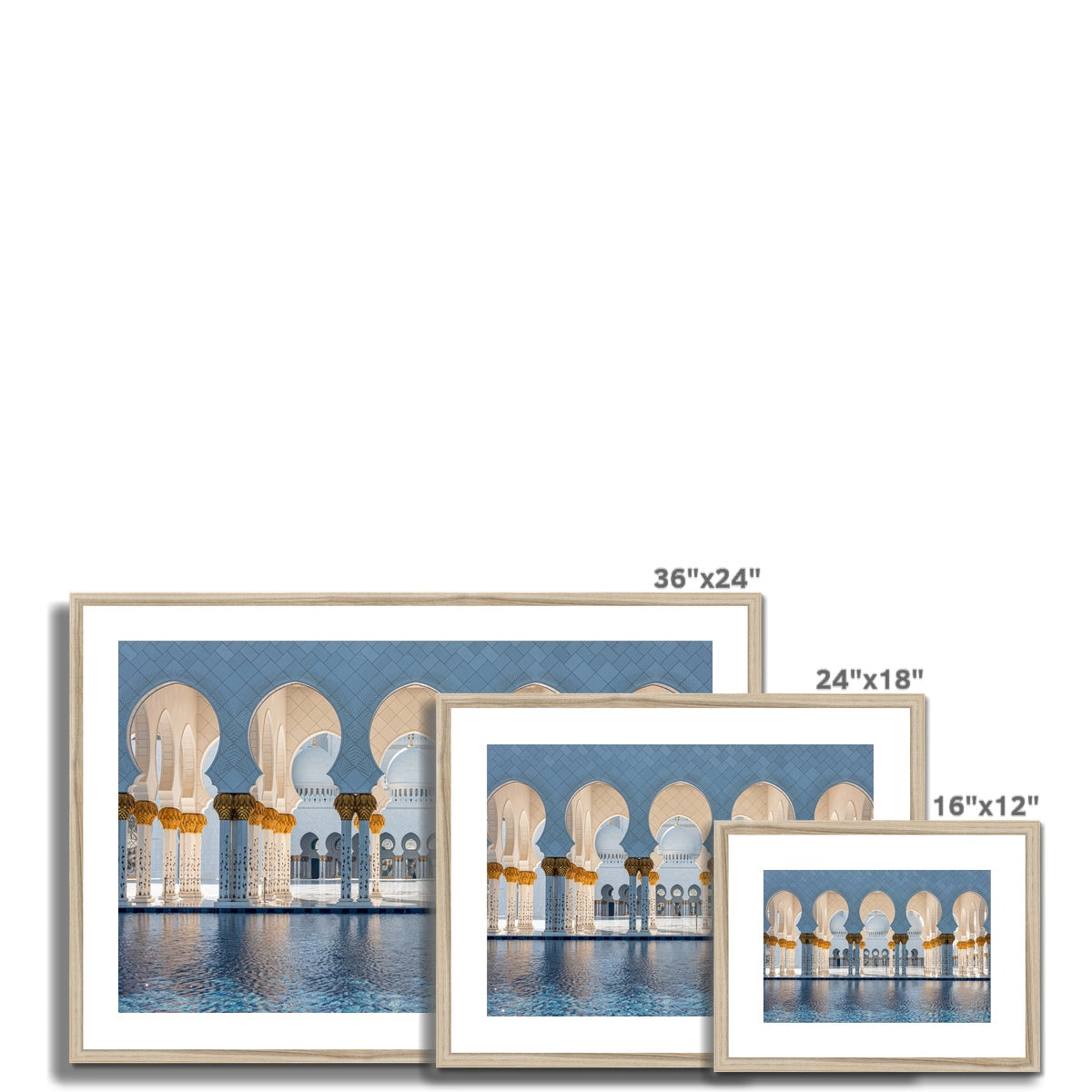 Sheikh Zayed 2 Framed Print | Ayaz Ali