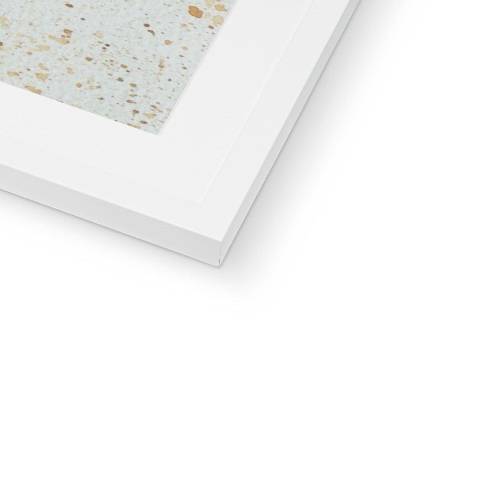 Black Hexagon Framed Print | Marido Coulon
