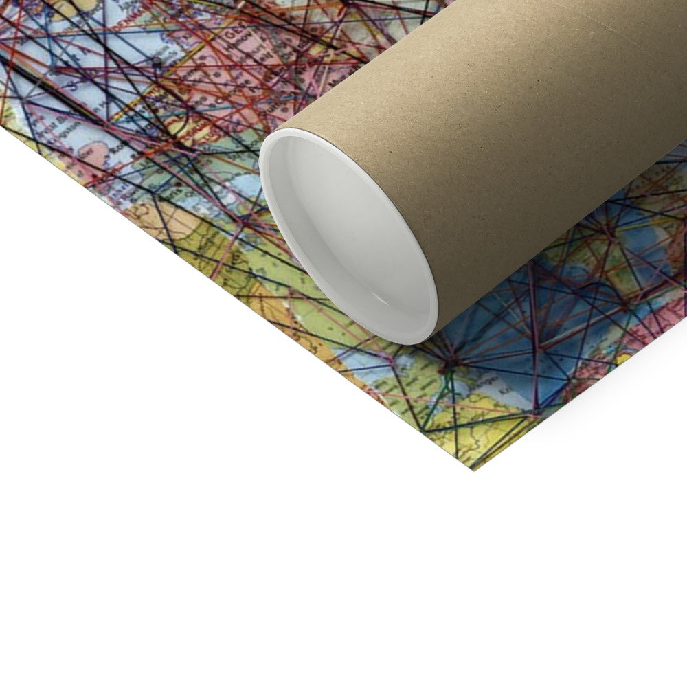 Connecting the Ummah Art Print | Siddiqa Juma