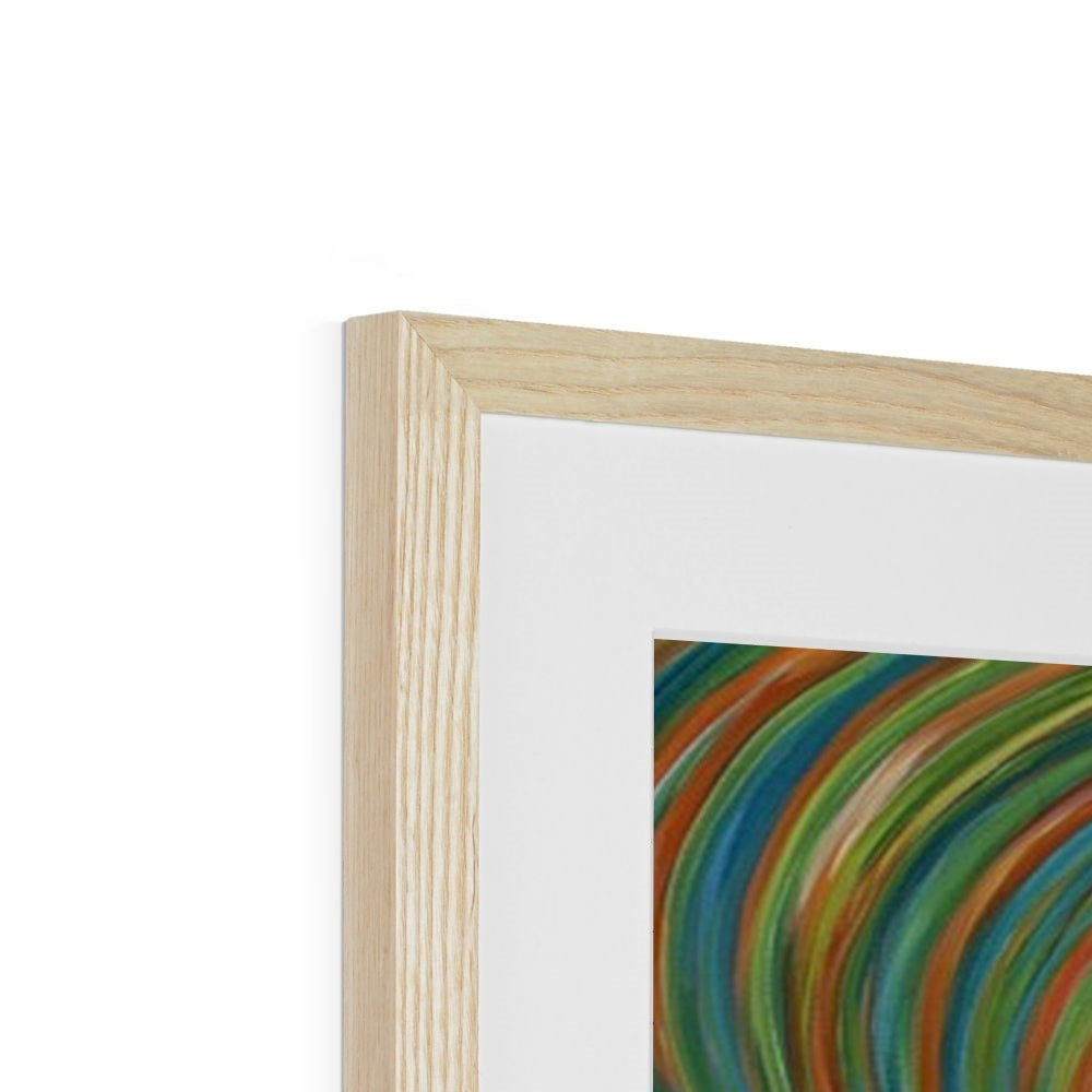 Allah Swirl Framed Print | Siddiqa Juma