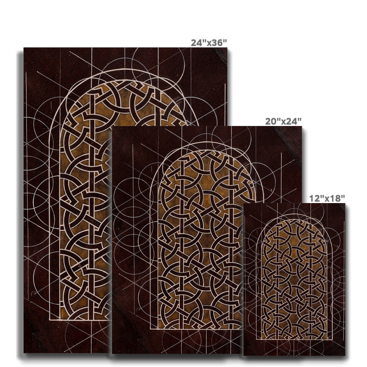 Damascus Window Canvas | Zeynep Iqbal