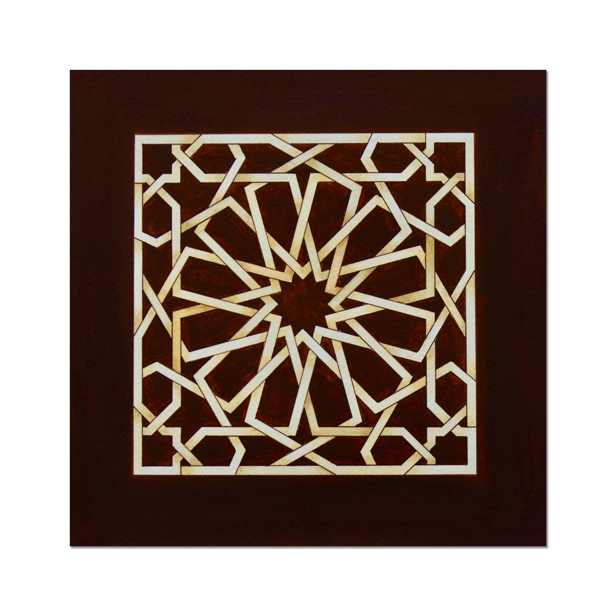 Square of Chocolate Art Print | Marido Coulon
