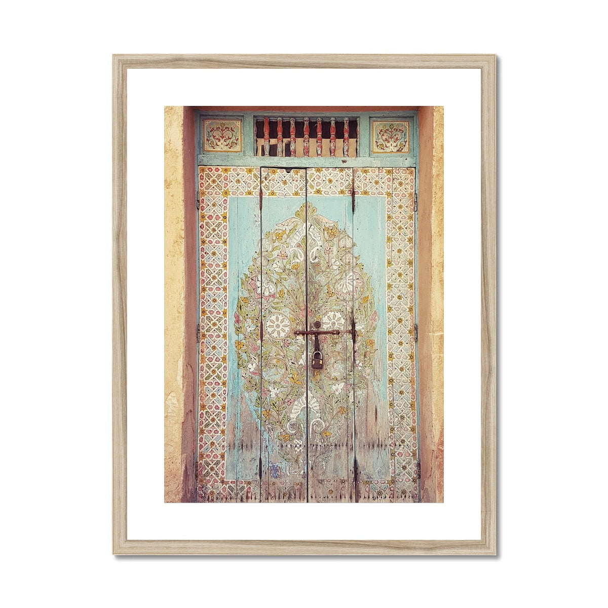 Painted Door Framed Print | Abu Ayyub