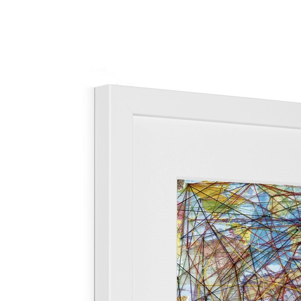 Connecting the Ummah Framed Print | Siddiqa Juma