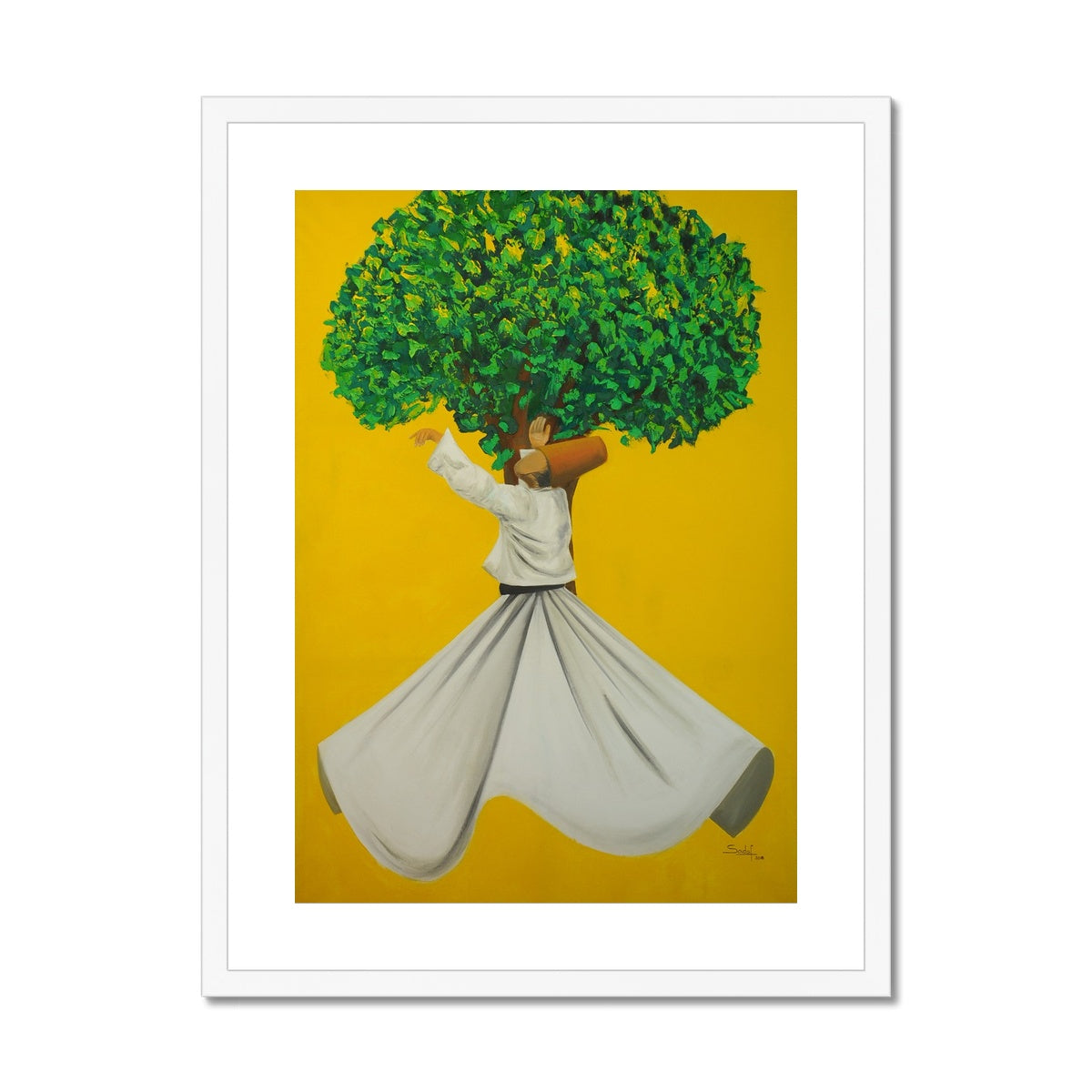 Sufi 4 Framed Print | Sadaf Farasat