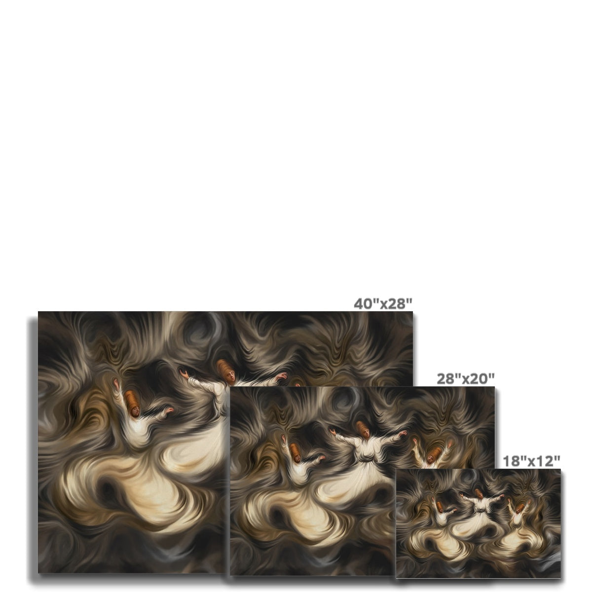 Sufi Trio Canvas | Siddiqa Juma