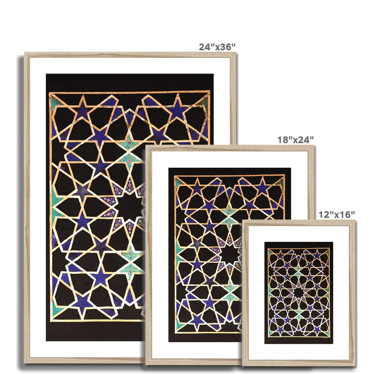 Midnight in Persia Framed Print | Raanaz Shahid