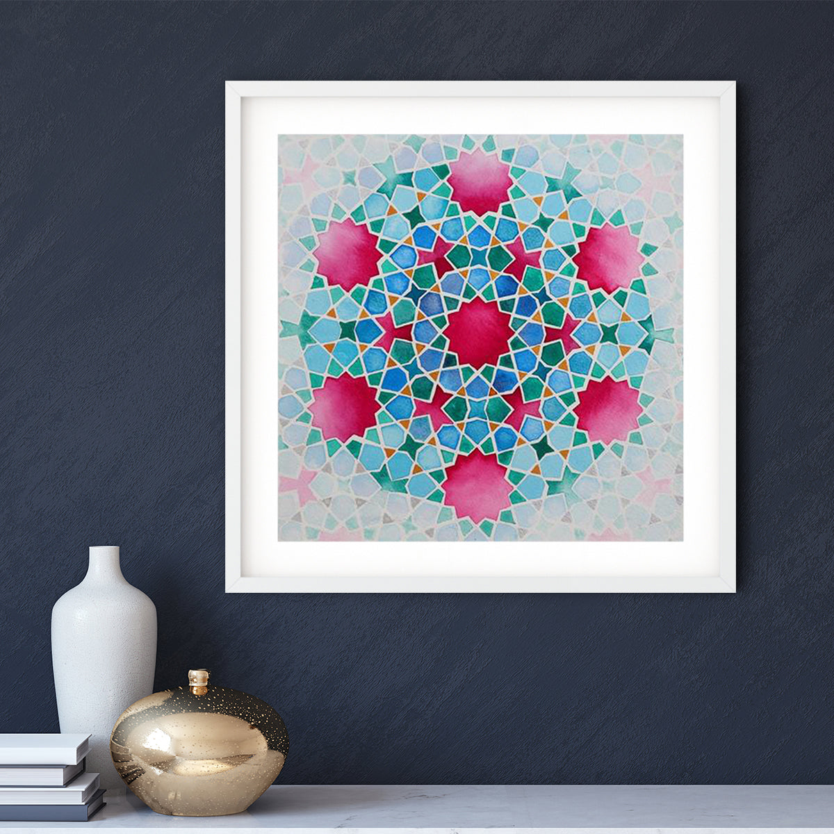 Persian Pattern Framed Print | Samira Mian