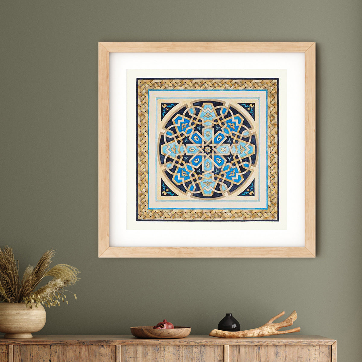 Maghrebi Quran Mounted Print | Margi Lake