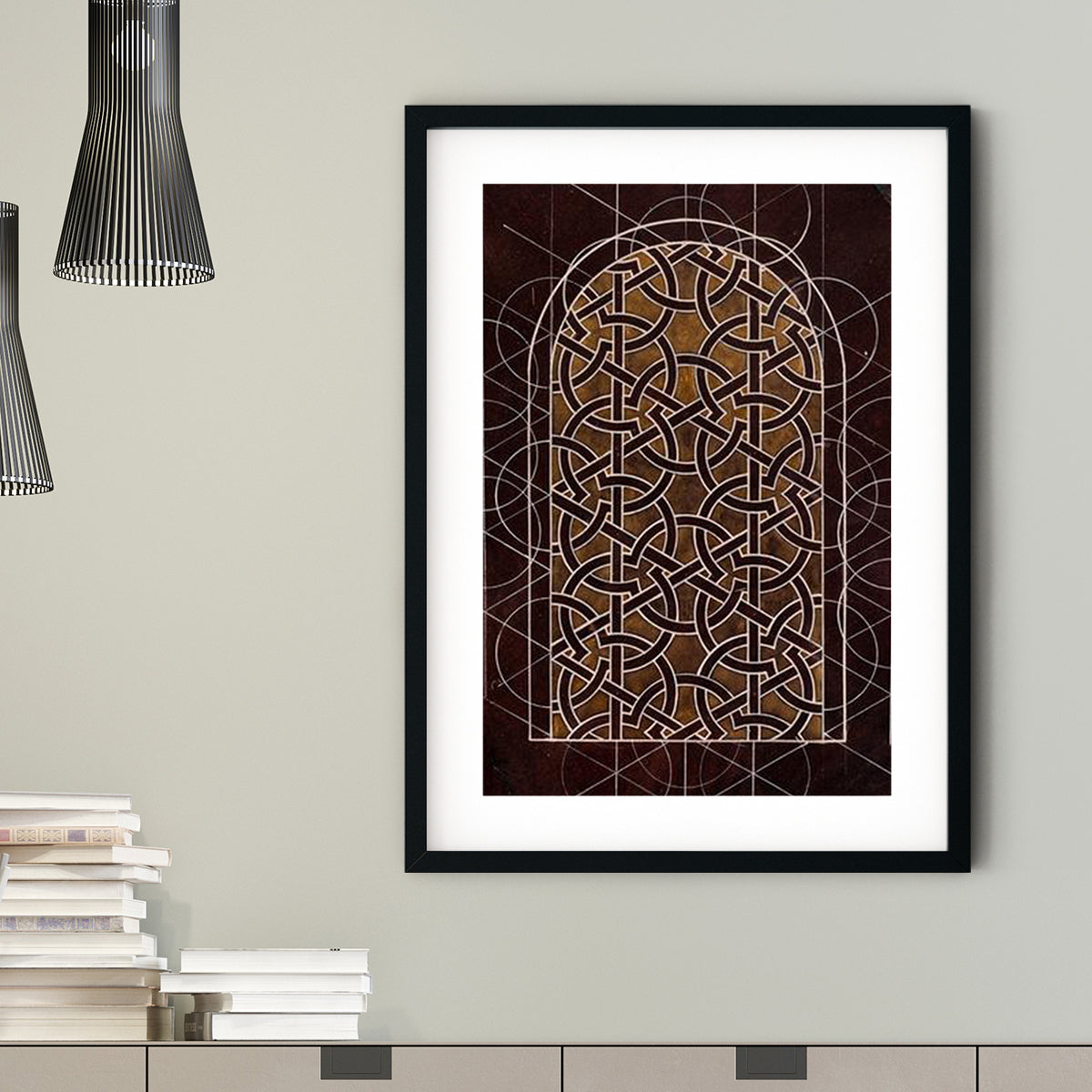 Damascus Window Framed Print | Zeynep Iqbal