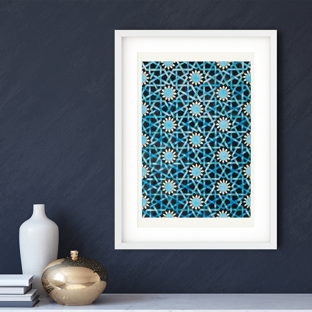 Seljuk Mosaic Framed Print | Margi Lake