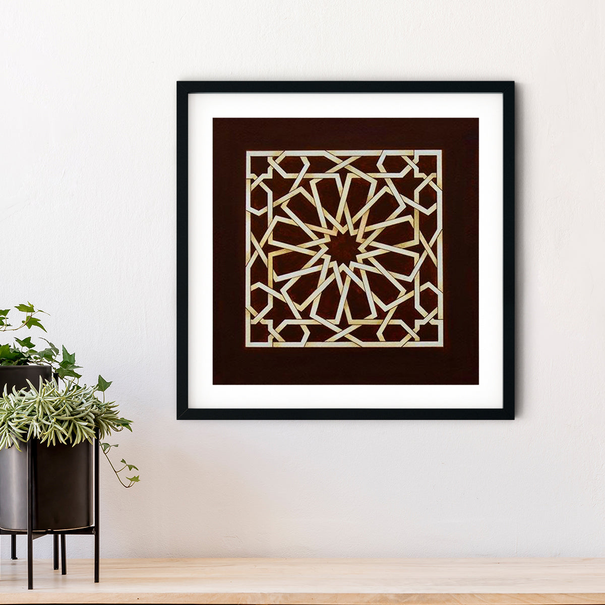 Square of Chocolate Art Print | Marido Coulon