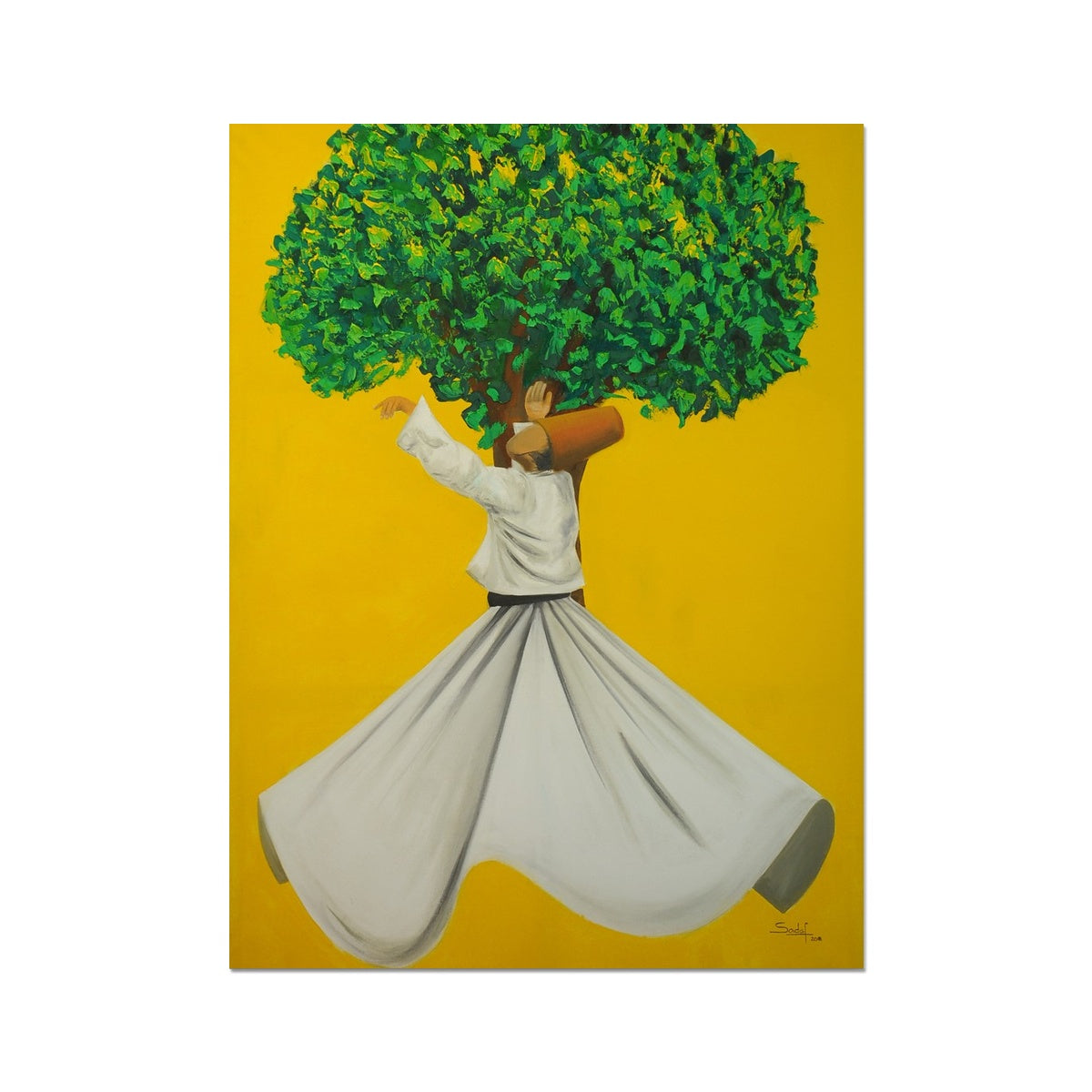 Sufi 4 Art Print | Sadaf Farasat